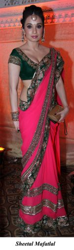 Sheetal Mafatlal at The wedding reception of Gayatri and Arjun Hitkari hosted by Debbie and Arun Hitkari in Taj, Colaba, Mumbai on 20th Jan 2013.jpg